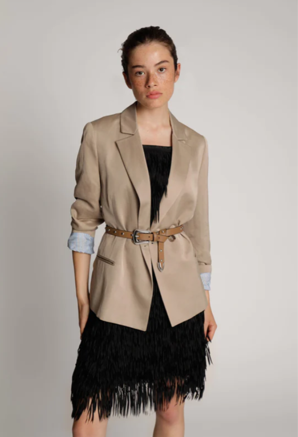 Blazer Monstera beige