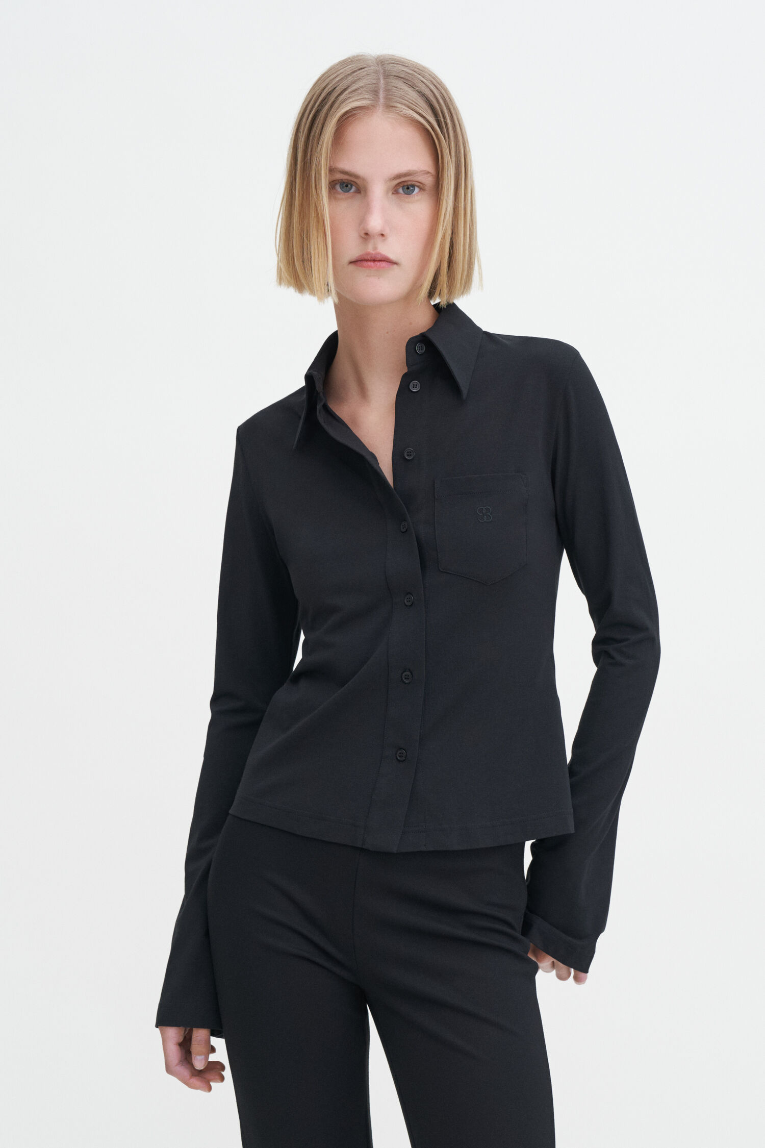 Shirt Jersey black