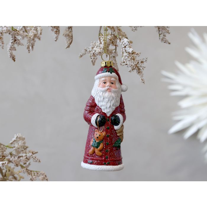 Vintage Weihnachtsmann zum Hängen