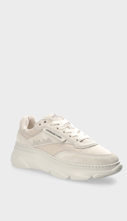 Sneaker CPH56 material mix cream