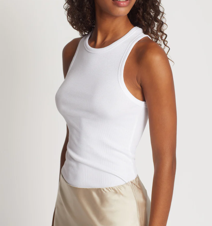 Tank PEACH white