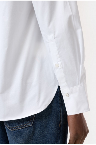 Bluse asymetric white