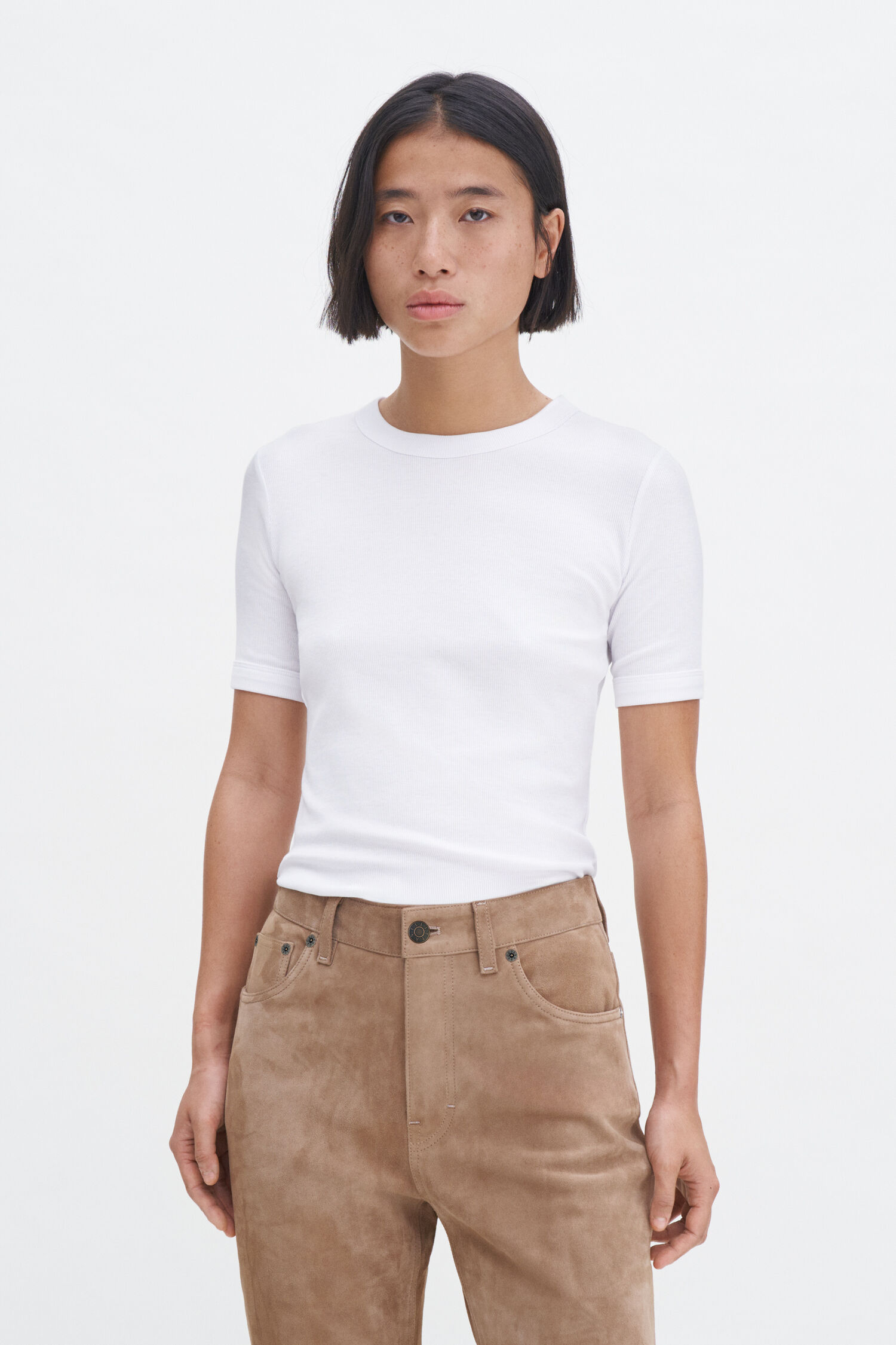 T-Shirt Soft Rib white