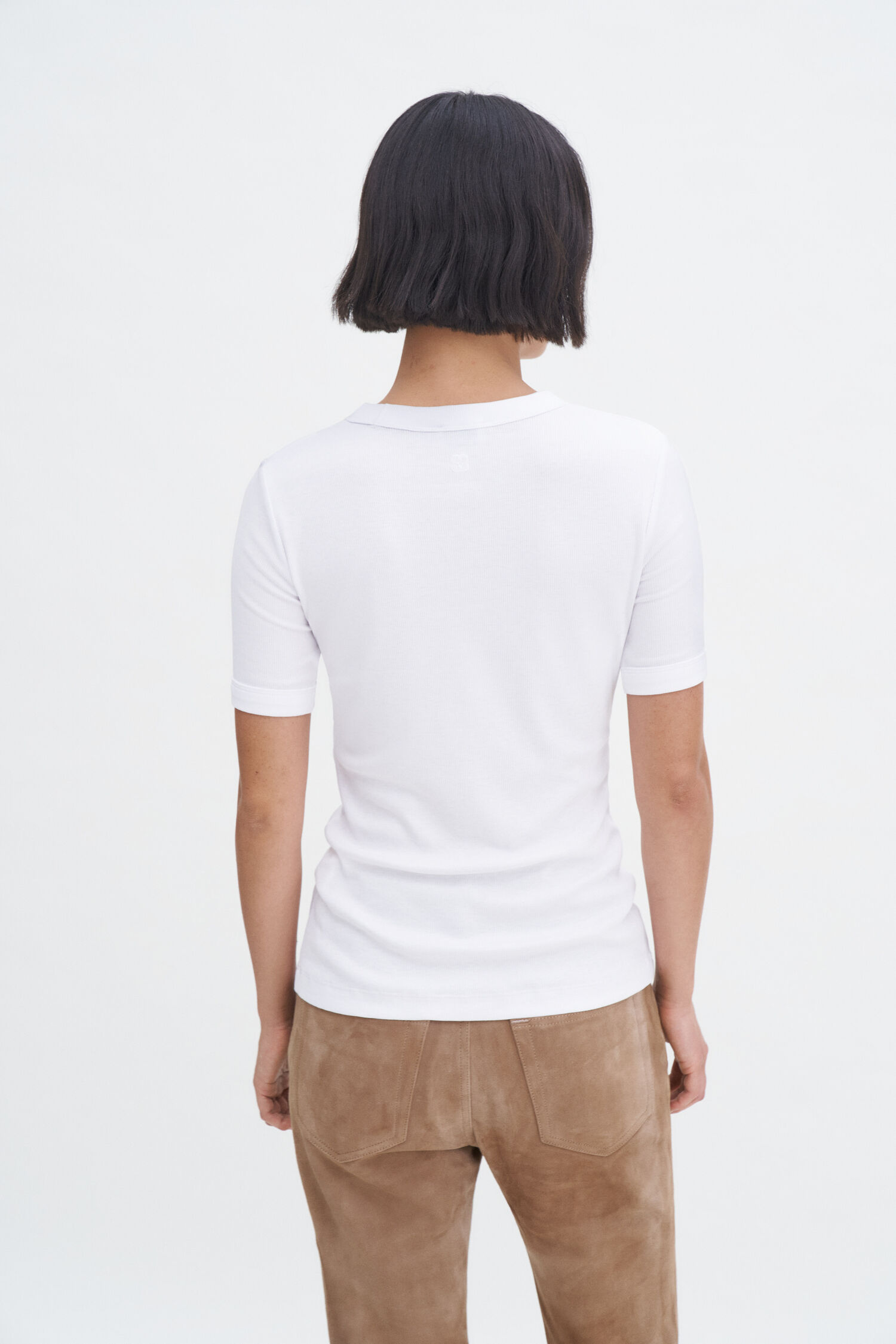T-Shirt Soft Rib white