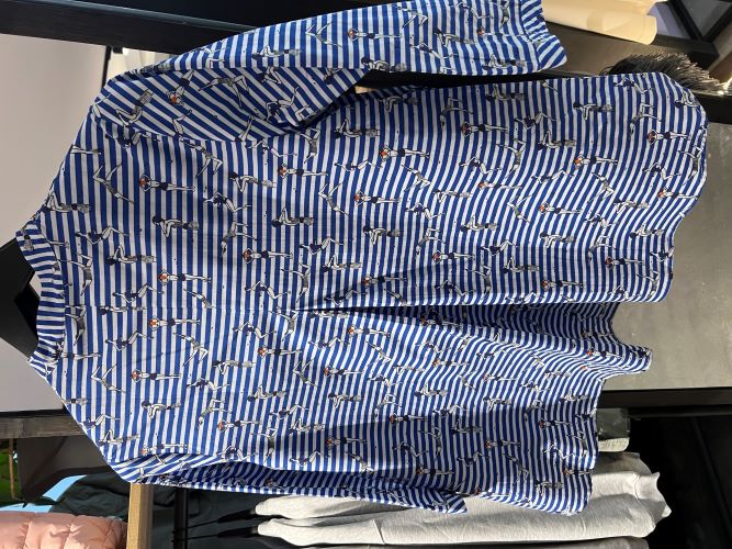 Bluse Bineta Swimmers blue/ white stripes