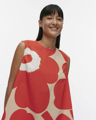 Kleid PALATSI Unikko red/pink (Kopie)