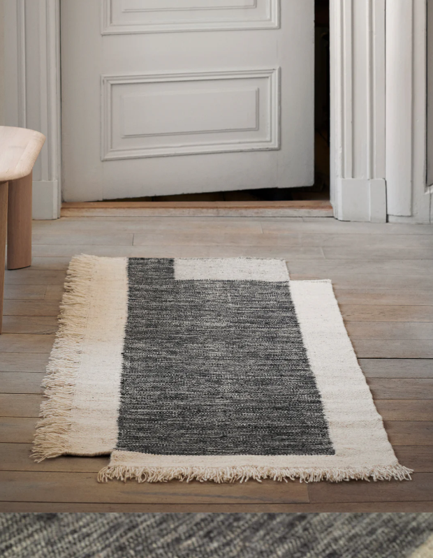 Teppich COUNTER RUNNER charcoal/off-white