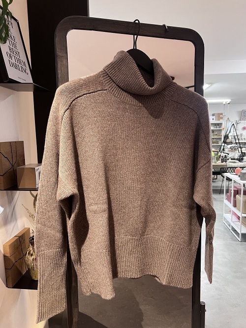 Kaschmir Rollkragenpullover Wayne eco walnut