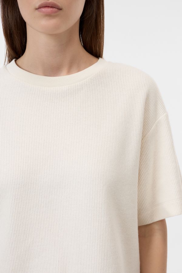 T-Shirt Strick ecru