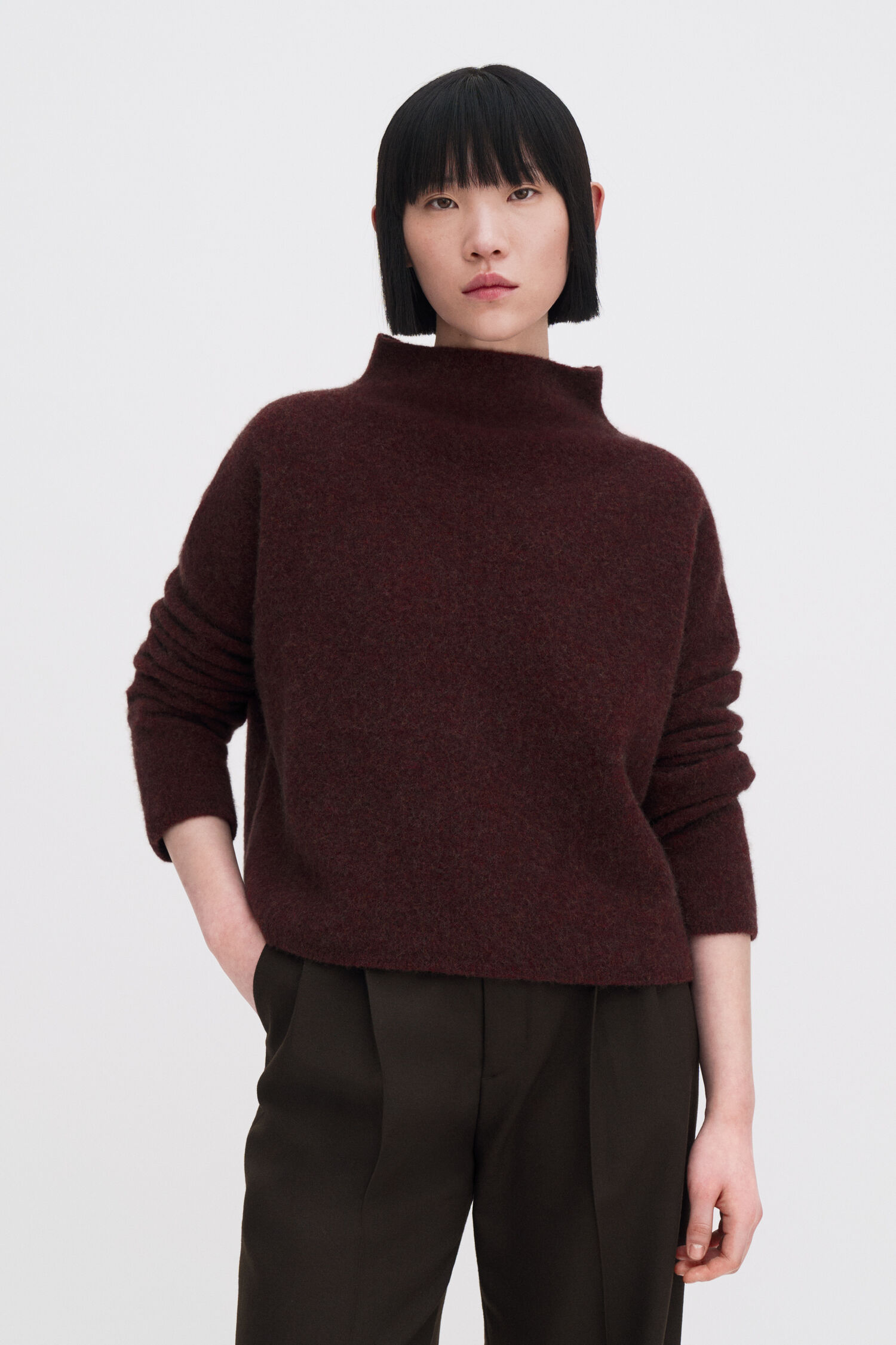 Pullover Mika Yak burgundy