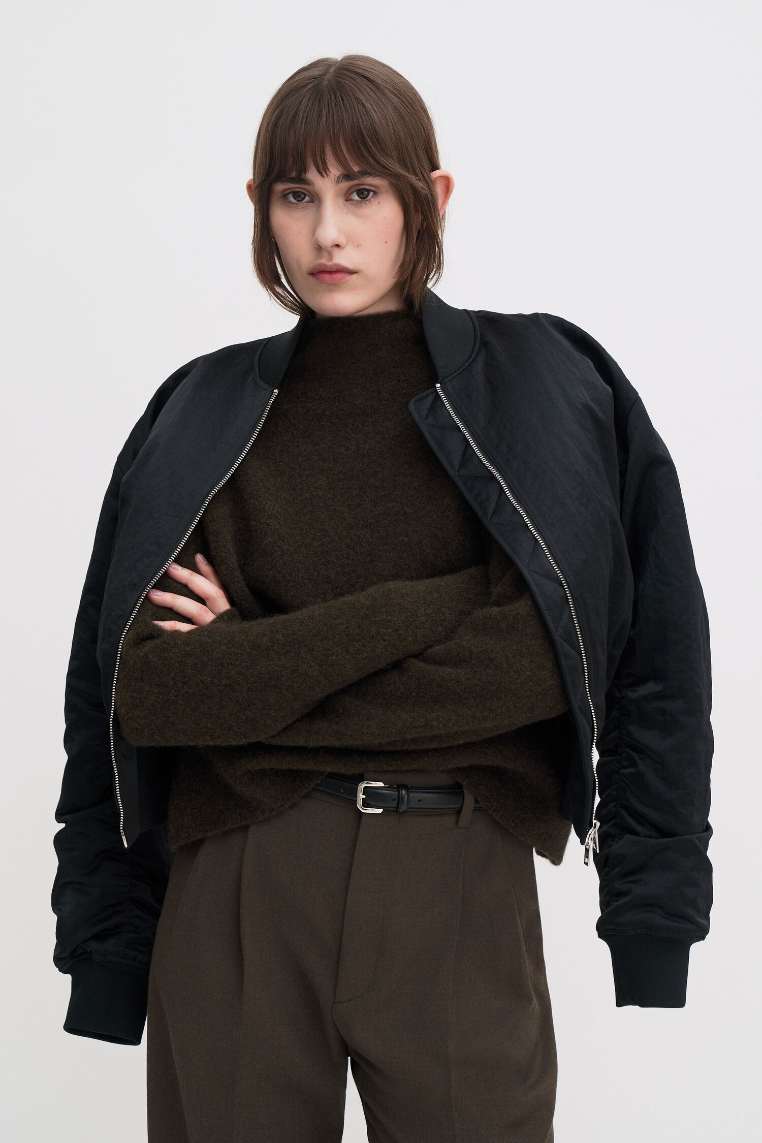 Pullover Mika Yak dark khaki
