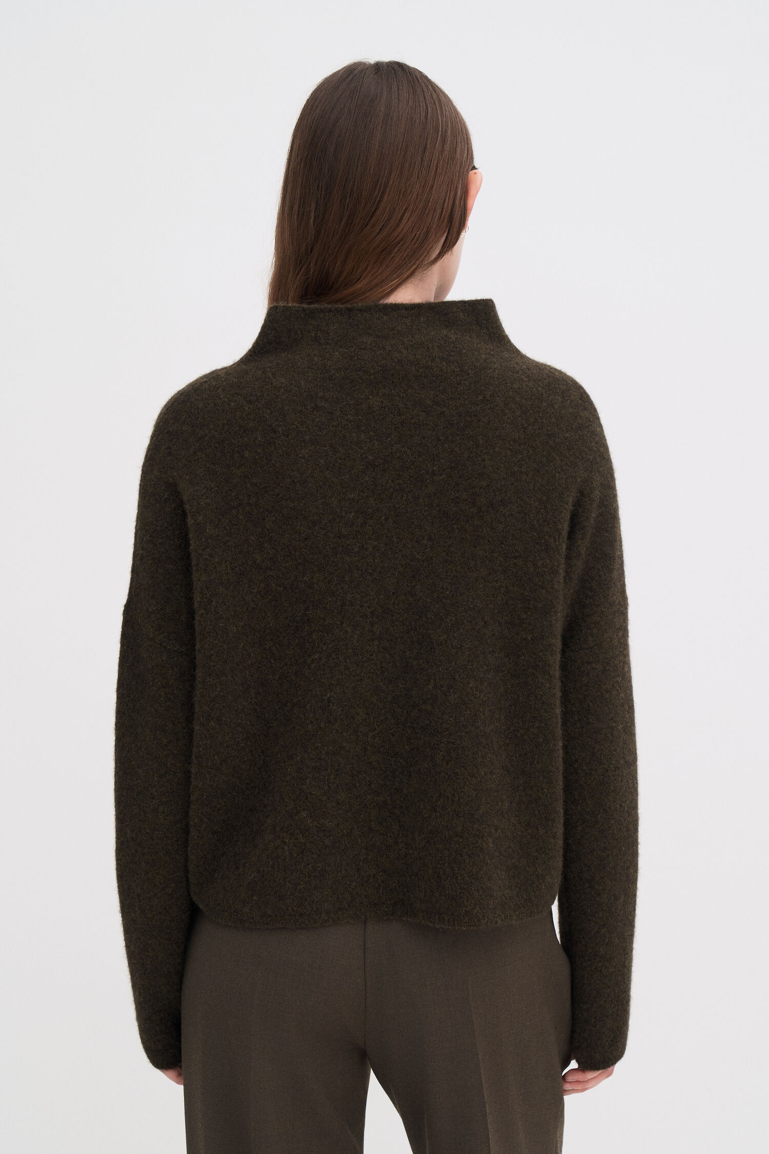 Pullover Mika Yak dark khaki