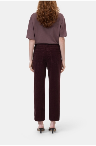 Hose Milo dark raisin red