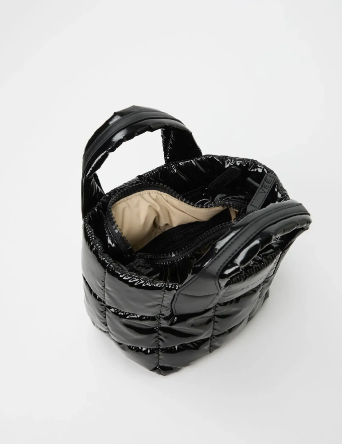 Porter Tote Mini Black Vinyl