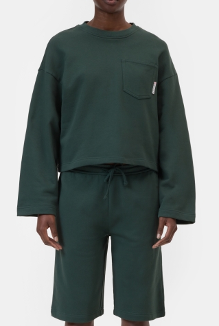 Langarm Shirt Royal green