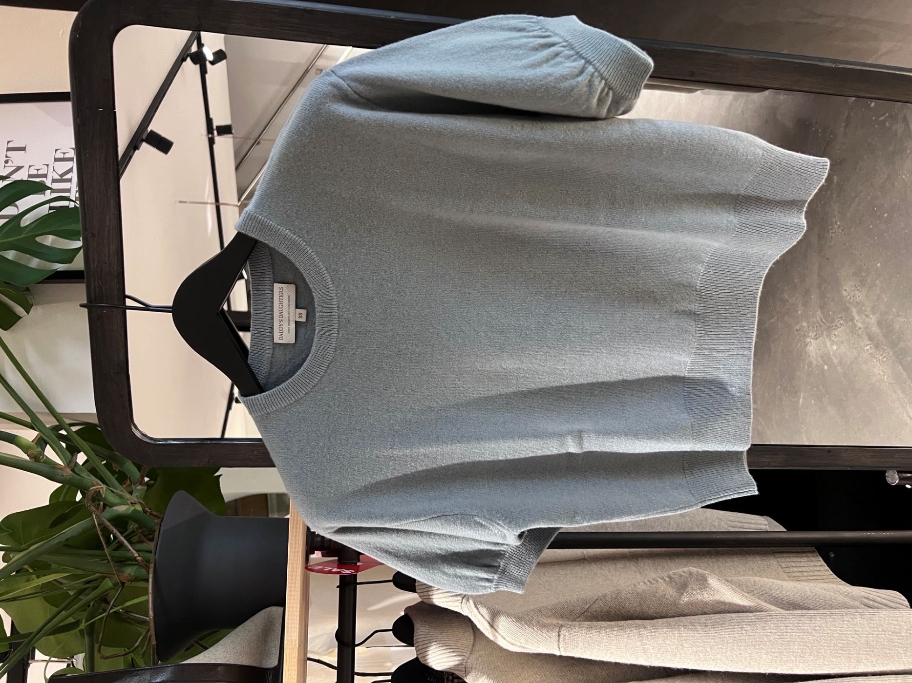 Kaschmirpullover Tinetto kurzarm metal