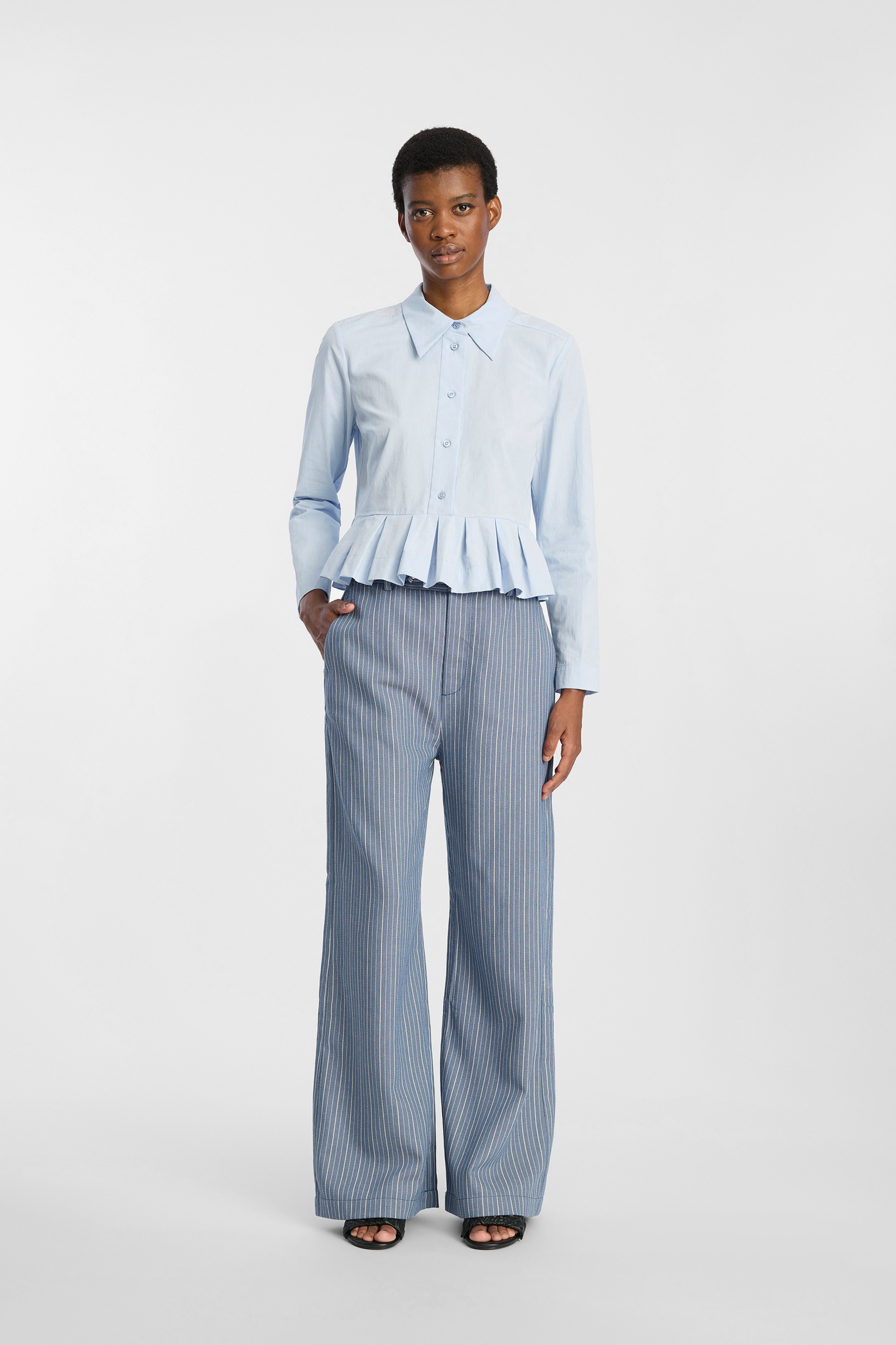 Bluse LUSTONA Light Blue