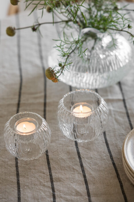 Teelichthalter Skirebo clear S