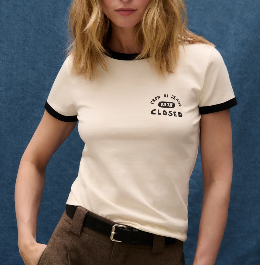 T-Shirt Bio-Baumwolle ivory