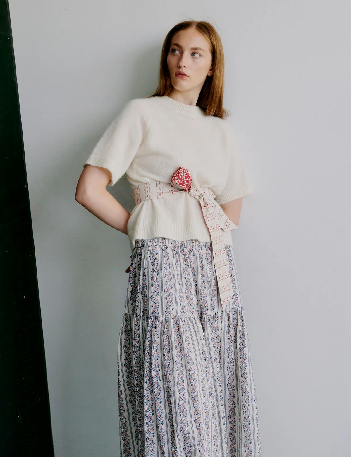 Gürtel BOW Belle white/Mitsi Valeria