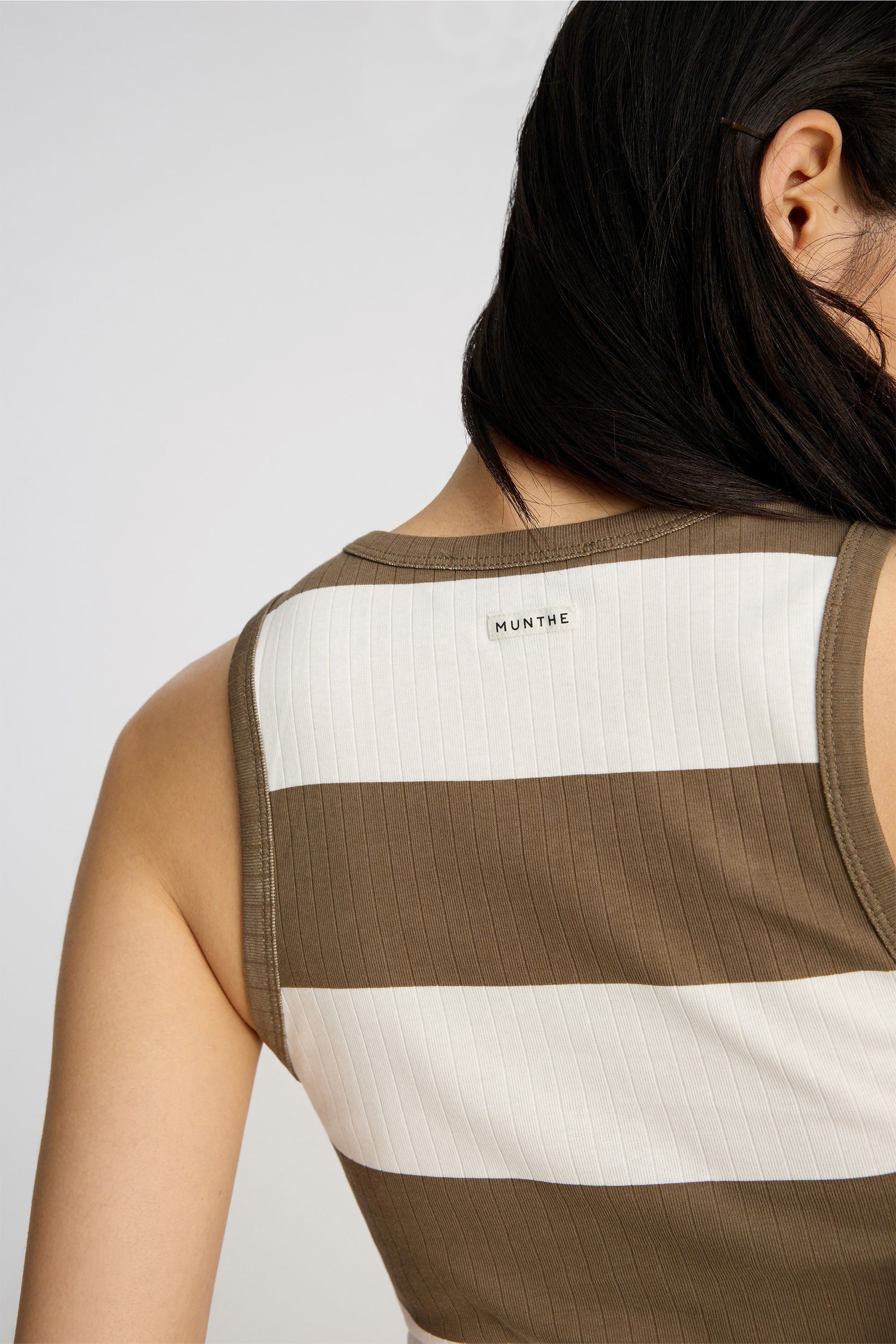 Tank Top TEZZA Stripe Mocc