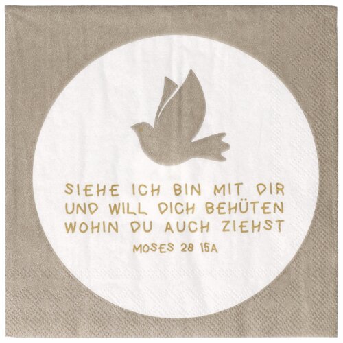 Cocktailserviette Siehe in bin mit dir