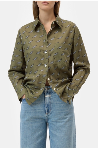 Hemdbluse hunter green