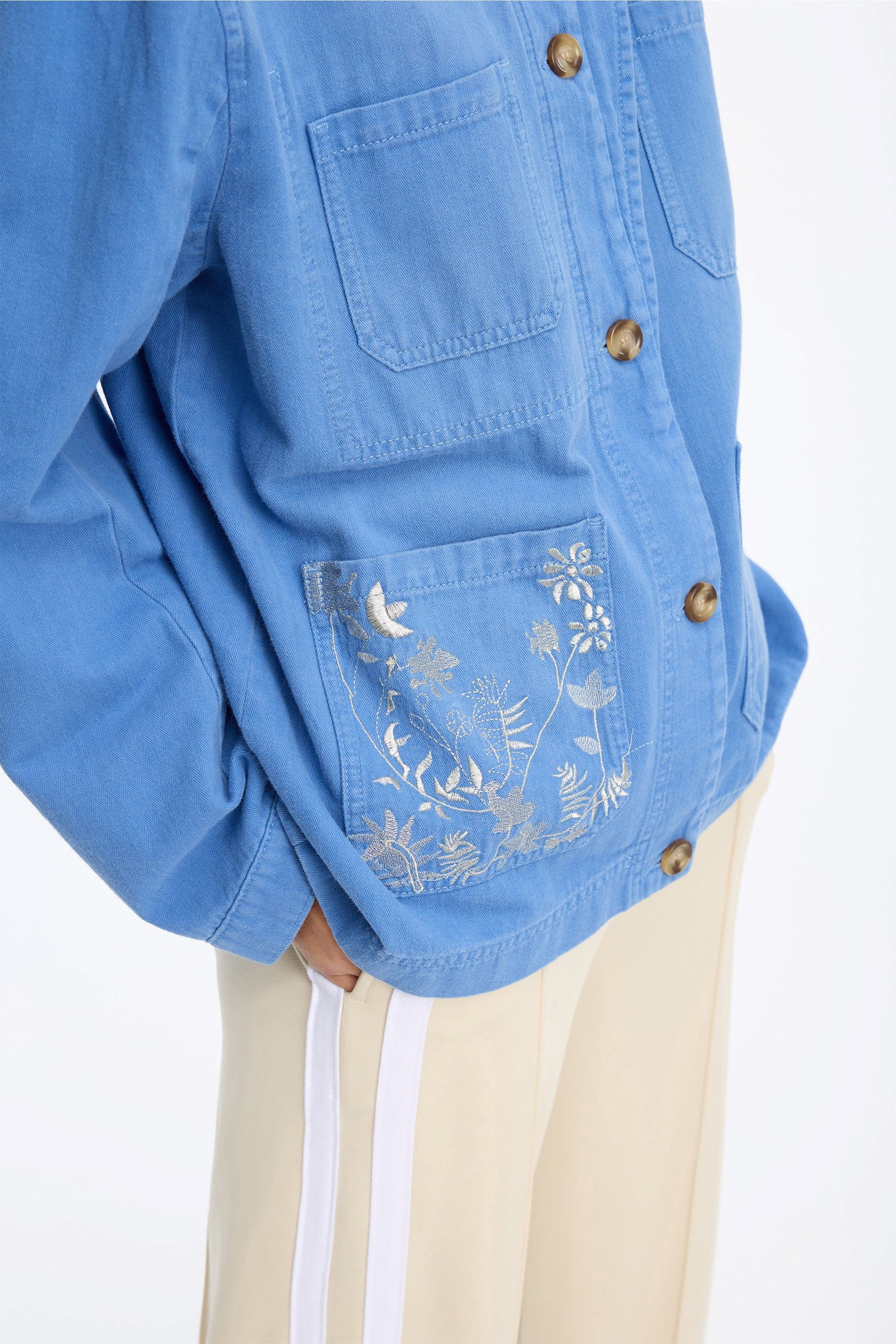 Jacke Bayan light blue
