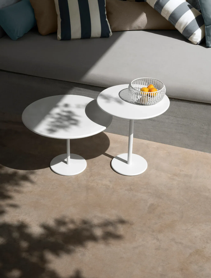 Beistelltisch STAY white L