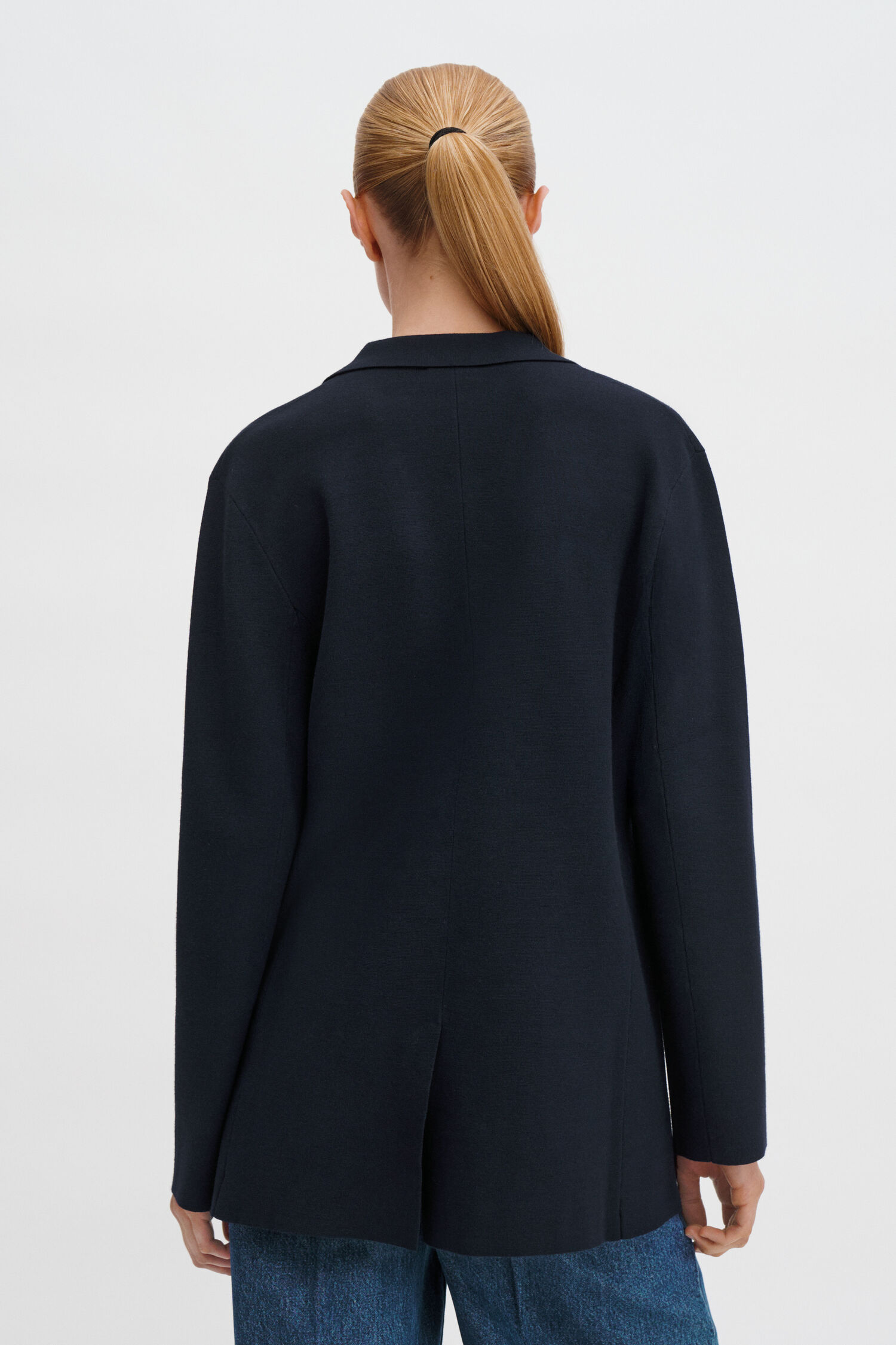 Blazer Milano Knit Navy