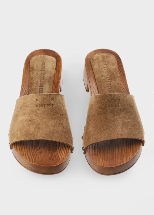 Clog Sandale CPH798 suede new brown
