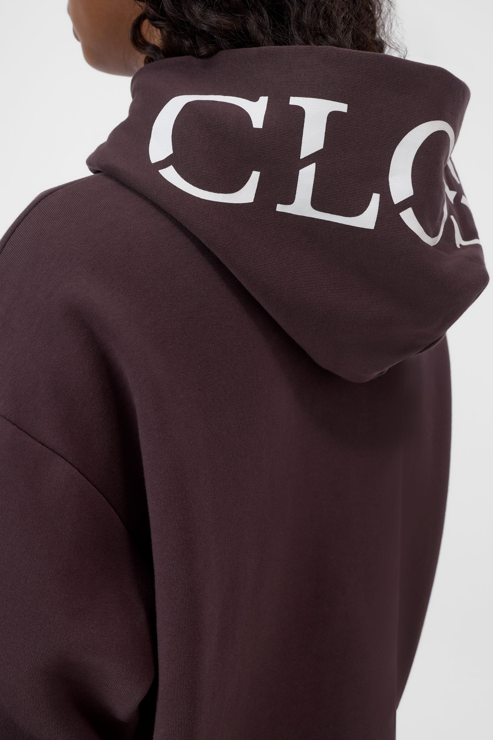 Hoodie Mahagony brown