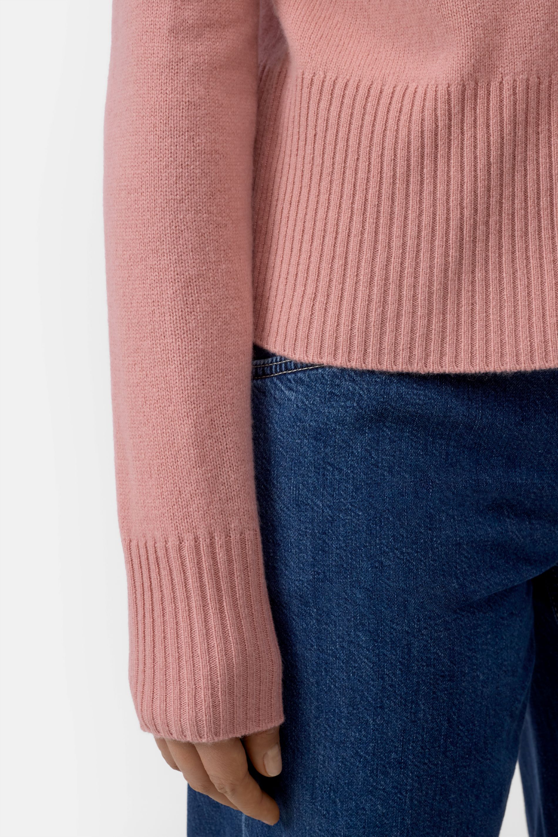 Cardigan V neck Powder pink
