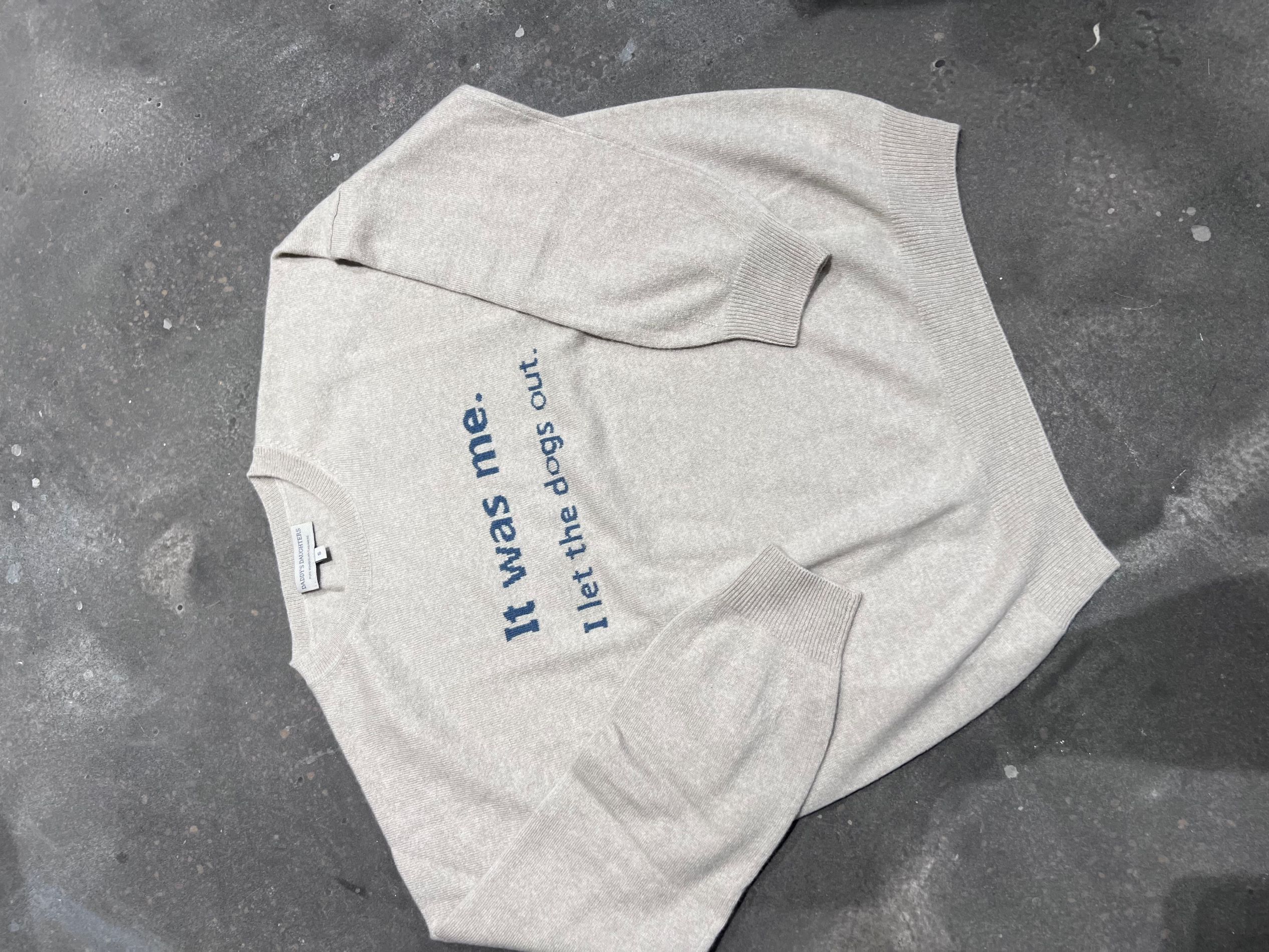 Kaschmir Sweater Leona Dogs slate dust