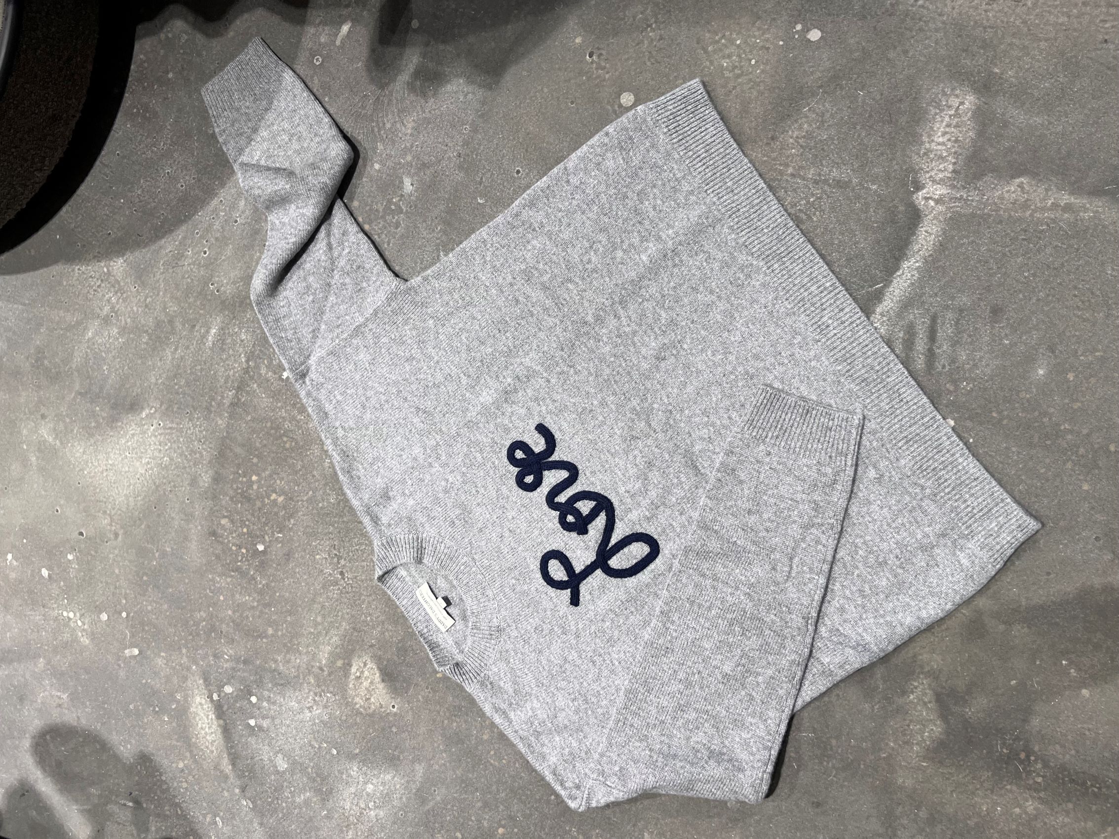 Kaschmir Pullover Jade slate grey