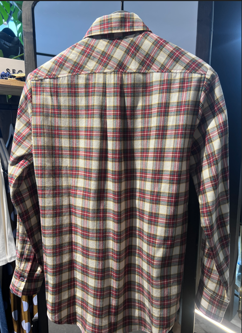 Flanellhemd Paige beige multi check