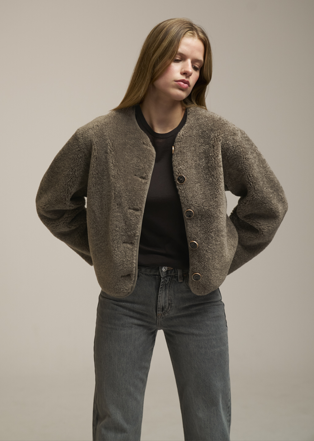 Jacke Ricarda braun