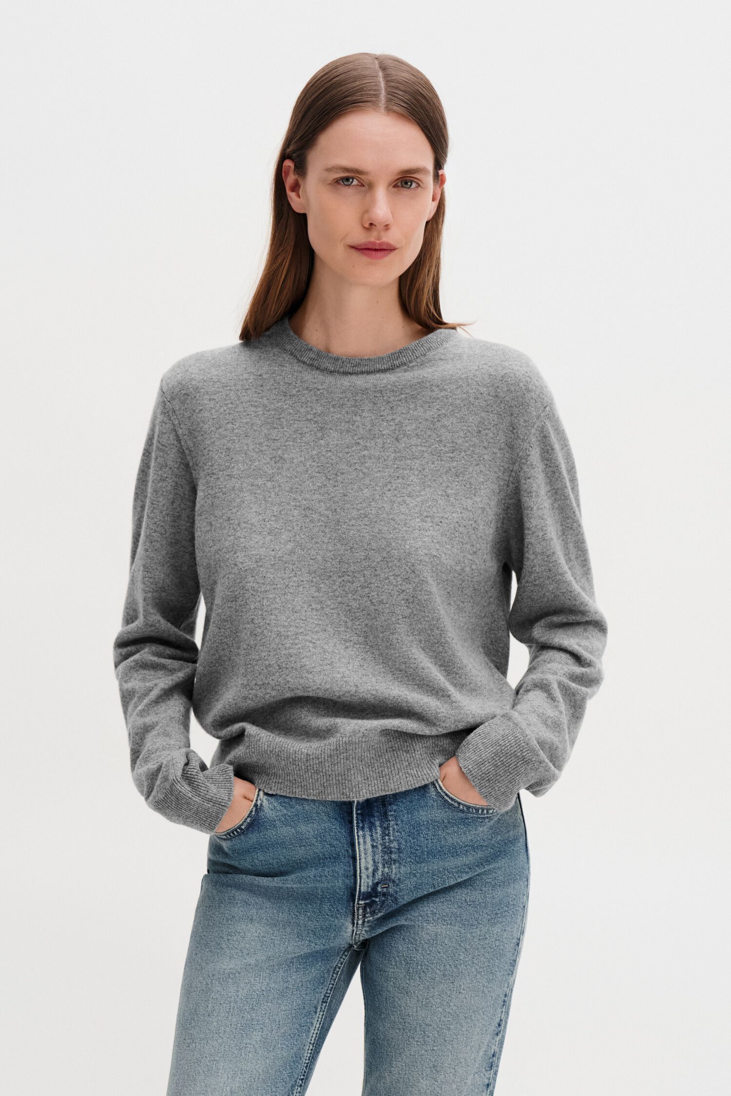 Sweater Soft Wool Grey Melange
