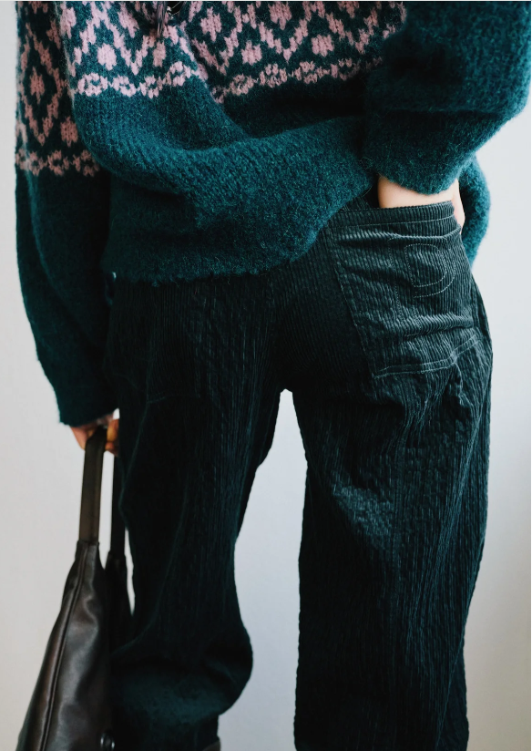 Hose NARA Bottle Dark Green