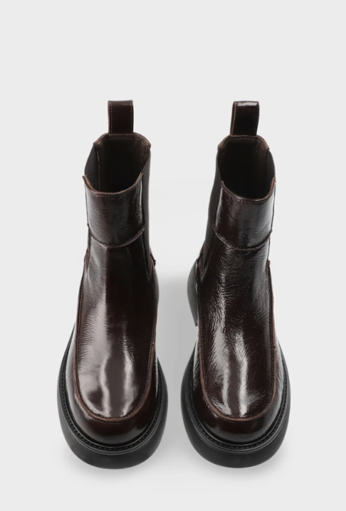 Boots CPH759 patent leather chocolate
