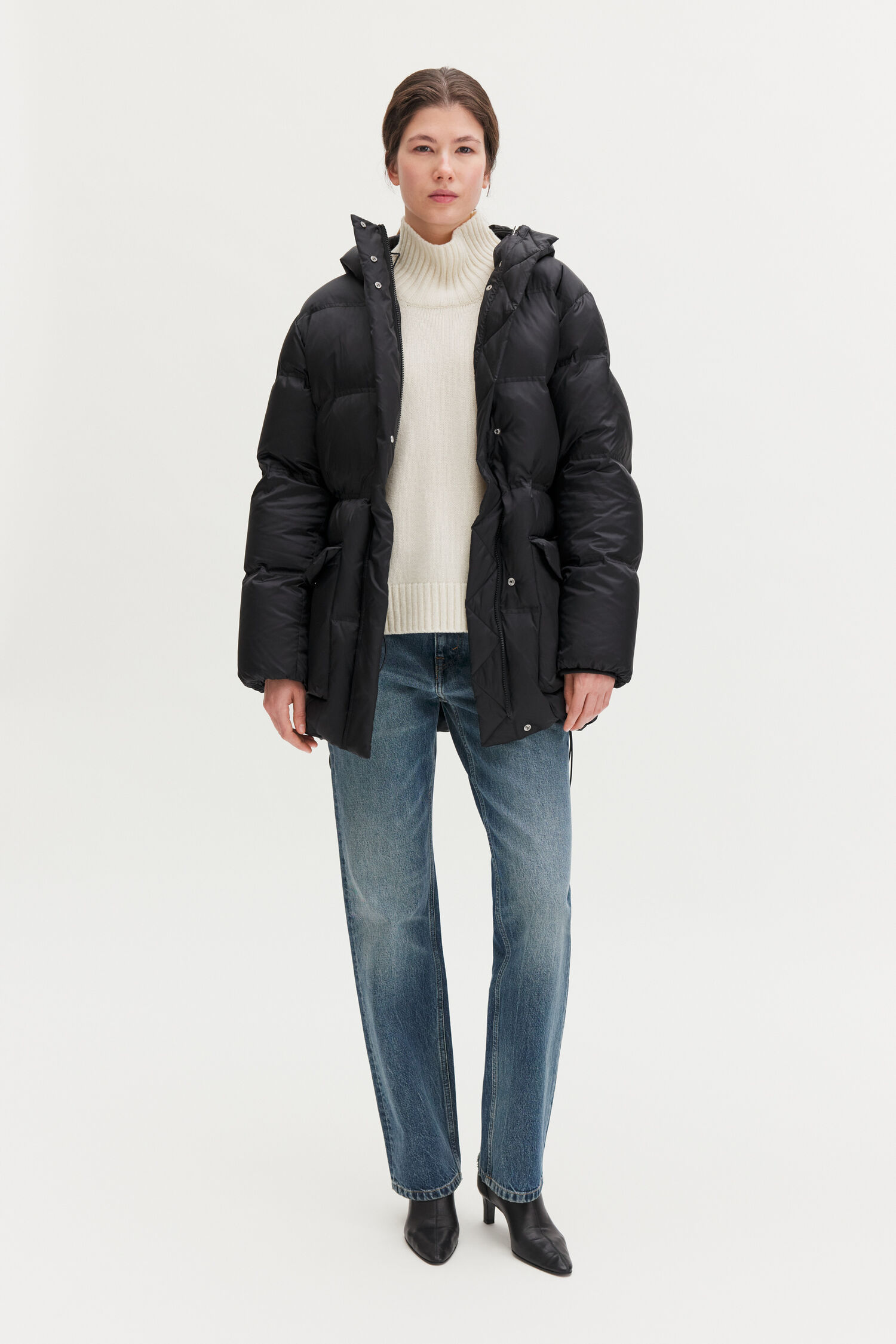 Puffer Jacke black