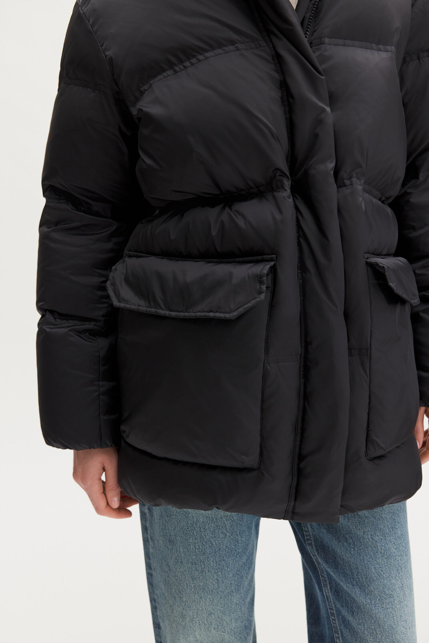 Puffer Jacke black