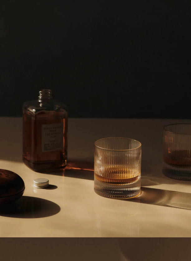 Tumbler Glas RIPPLE 2er Set clear