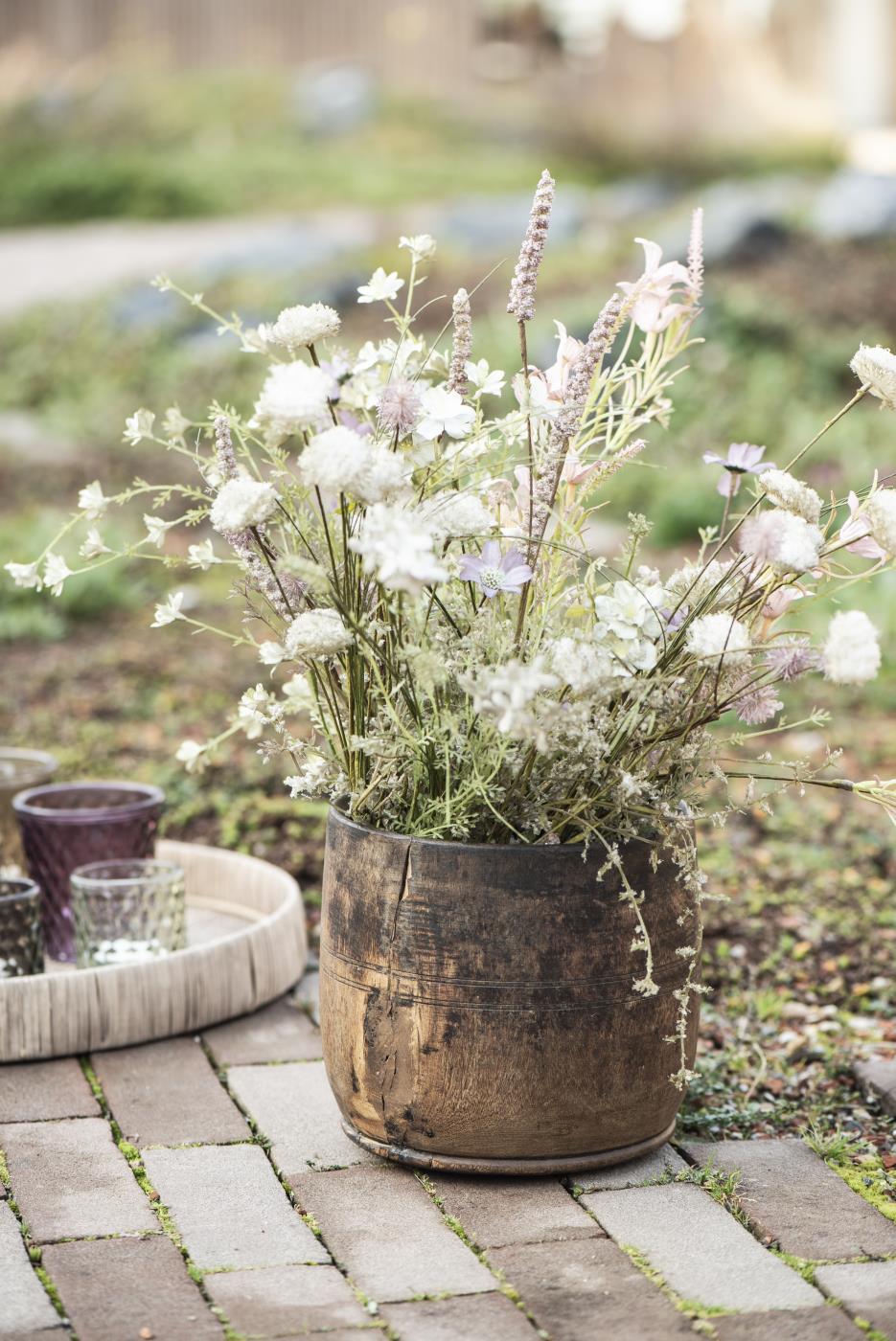 Wiesenblume Stängel lila/grüntöne (Kopie)