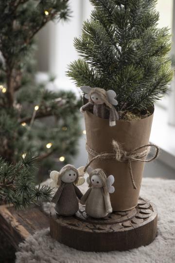 Fichte unecht mit Papiertopf