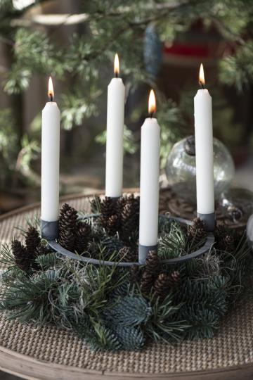 Adventkerzenhalter für Stabkerzen mit Spießen